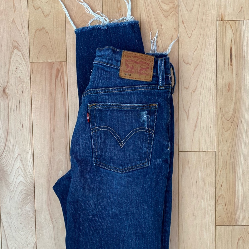 Levi’s 501 skinny jeans high rise